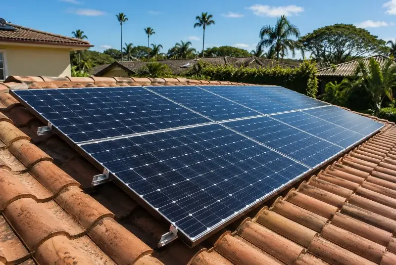Installation de panneaux solaires à la Limouzinière